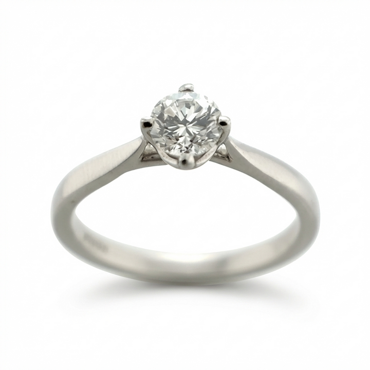 Platinum Diamond Solitaire Ring
