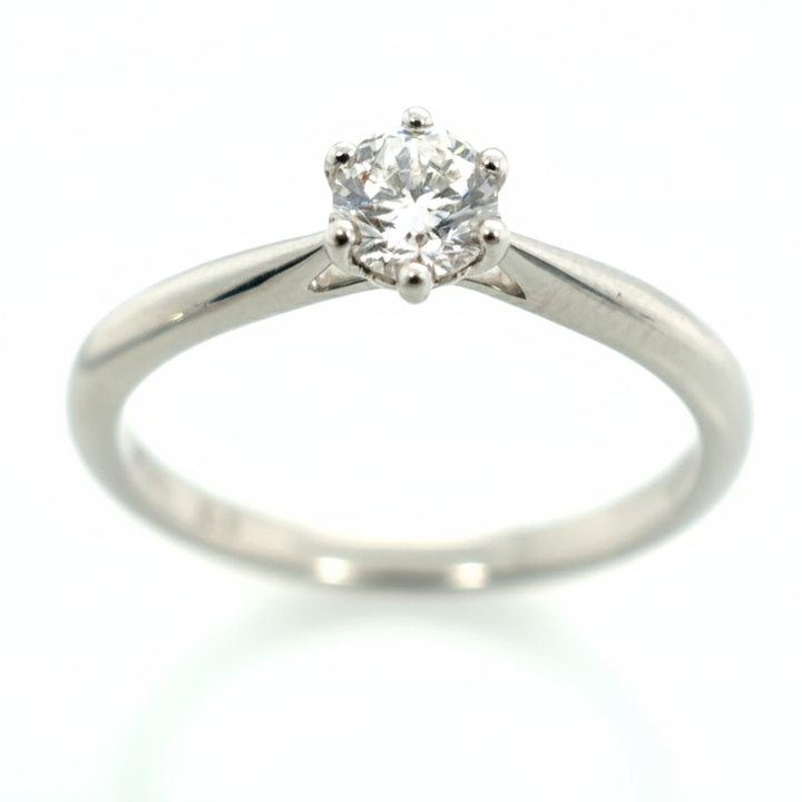 Platinum Diamond Solitaire Ring