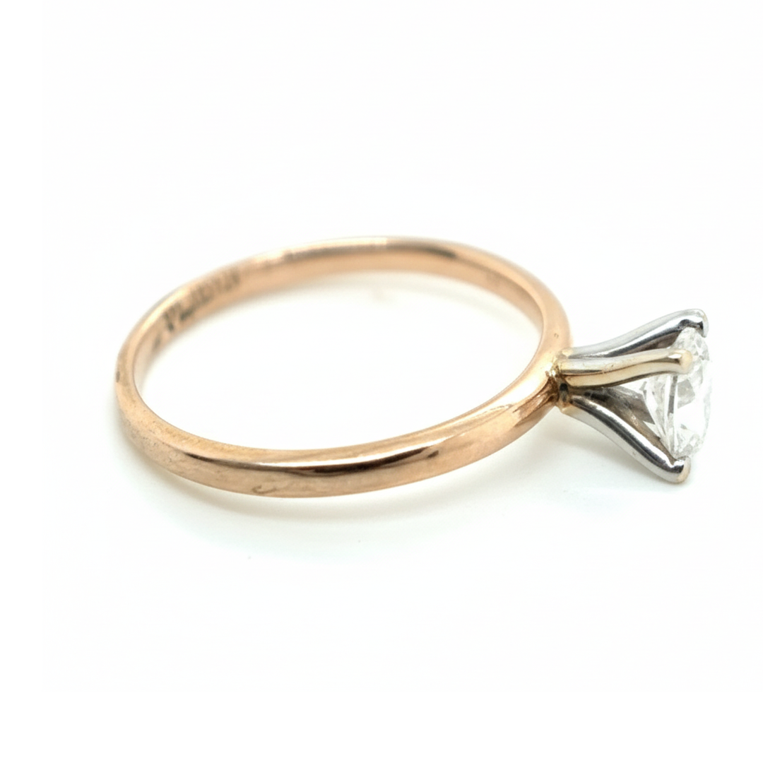 14ct Rose Gold Diamond Ring