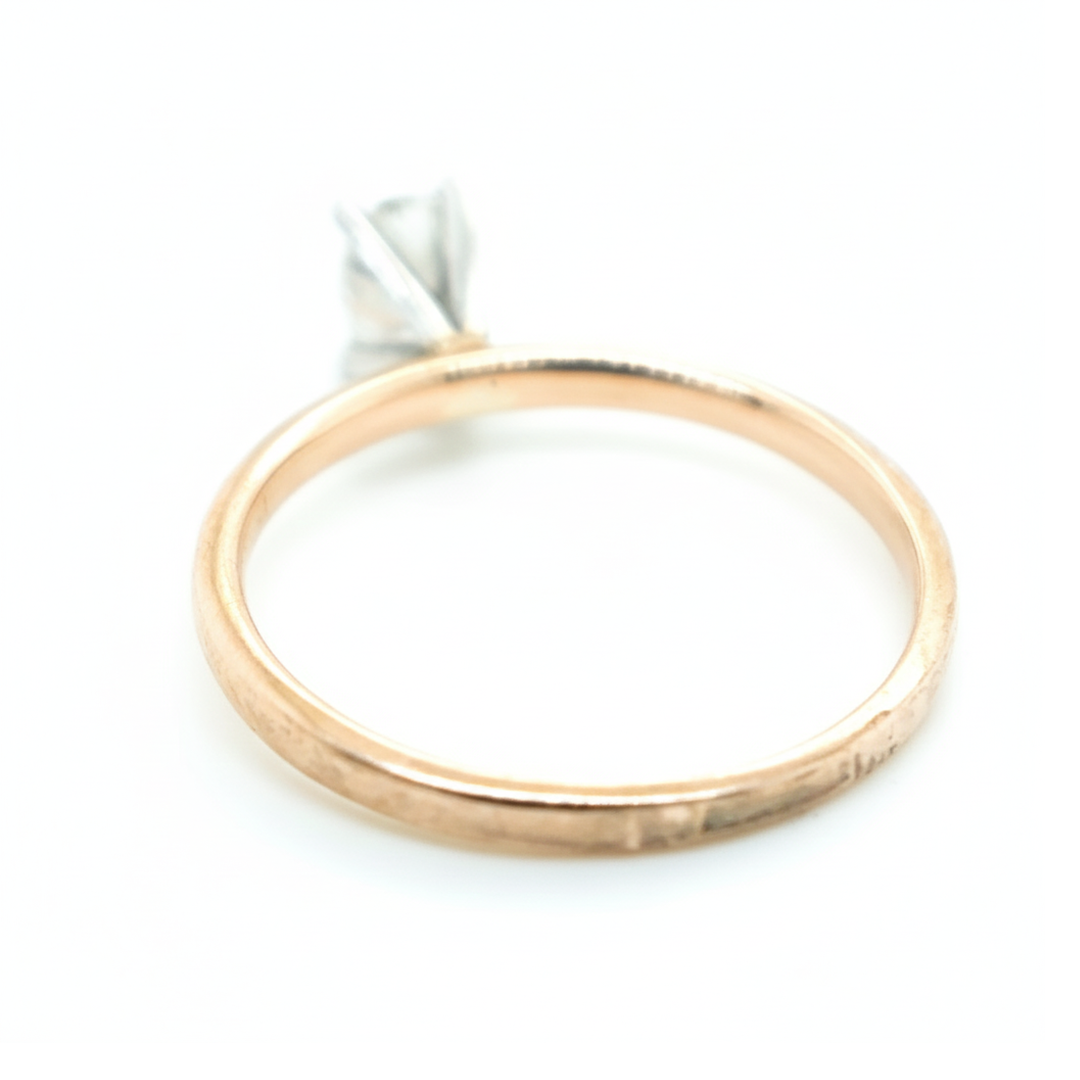 14ct Rose Gold Diamond Ring
