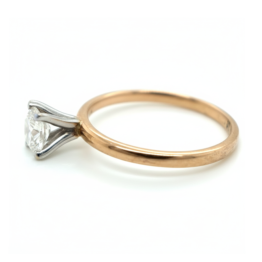 14ct Rose Gold Diamond Ring