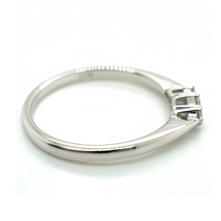 9ct White Gold 3 Stone Diamond Ring