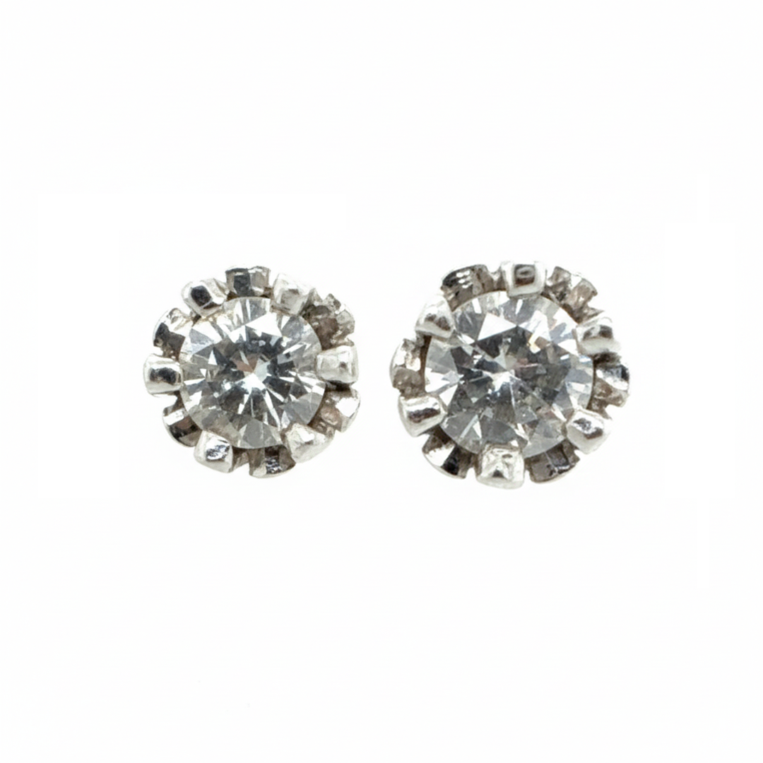 9ct Yellow Gold 0.20ct Diamond Earrings