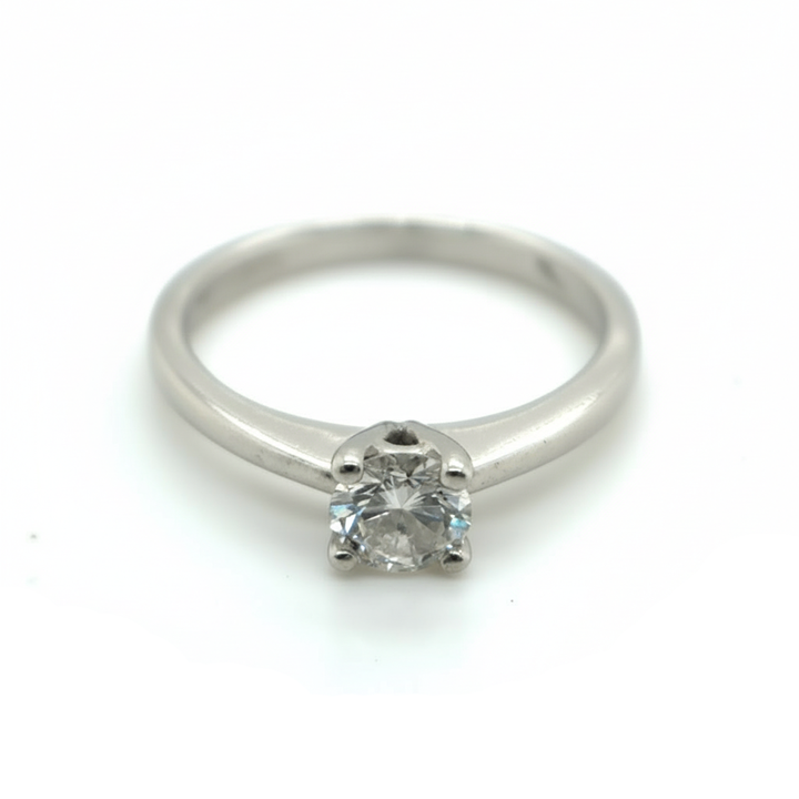 Platinum Diamond Solitaire Ring