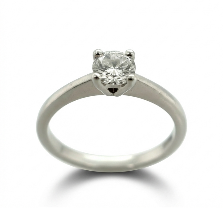 Platinum Diamond Solitaire Ring