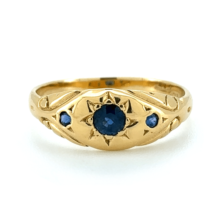 18ct Yellow Gold Sapphire Ring