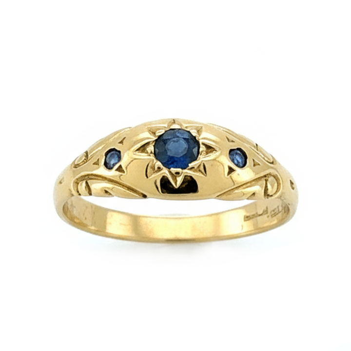 18ct Yellow Gold Sapphire Ring