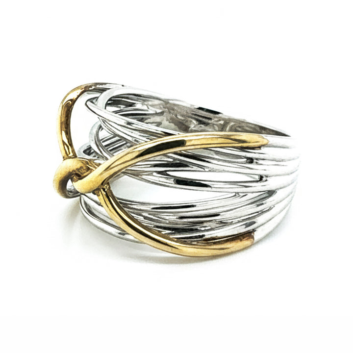 9ct Gold Two Tone Ring