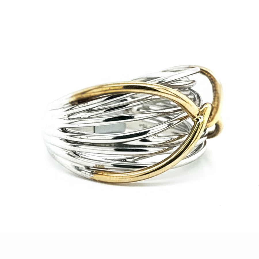 9ct Gold Two Tone Ring