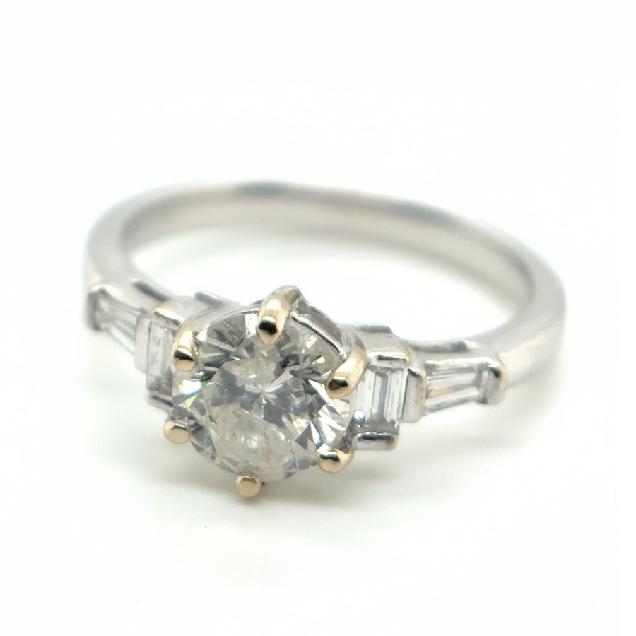 18ct White Gold 1.23ct Diamond Ring