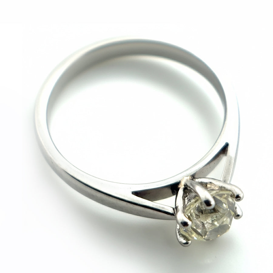 Platinum Diamond Solitaire Ring