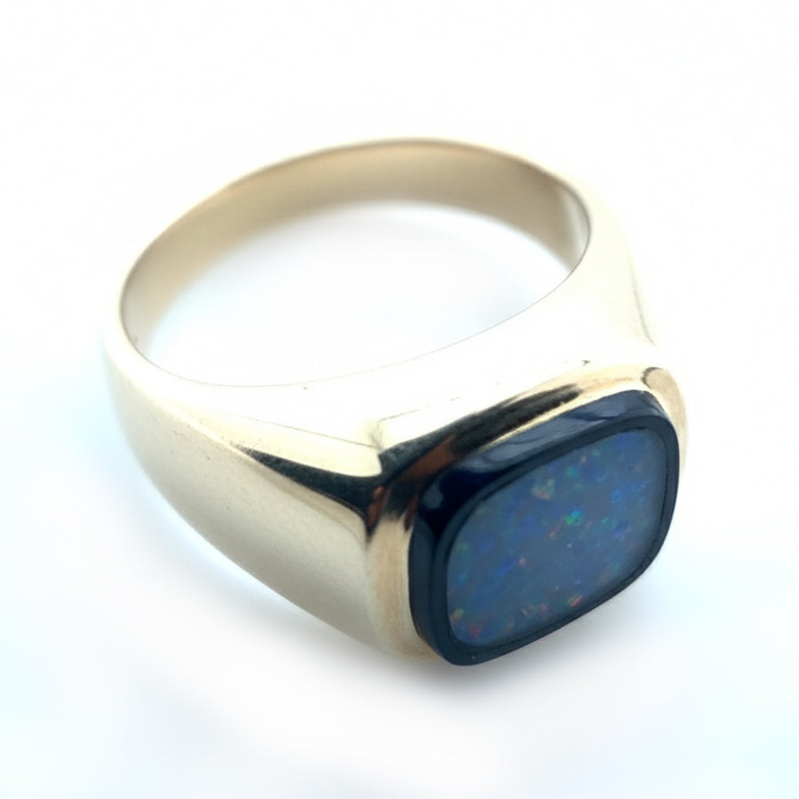 9ct Yellow Gold Opal Ring