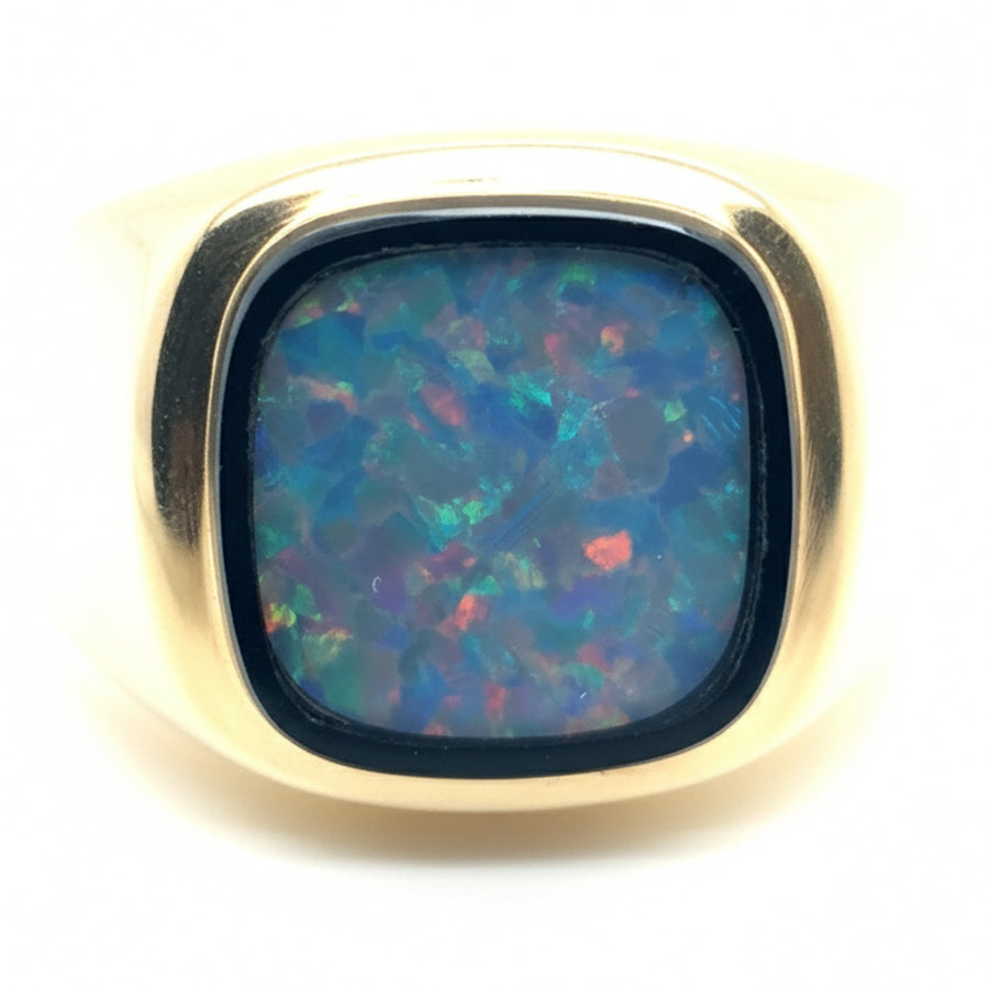 9ct Yellow Gold Opal Ring