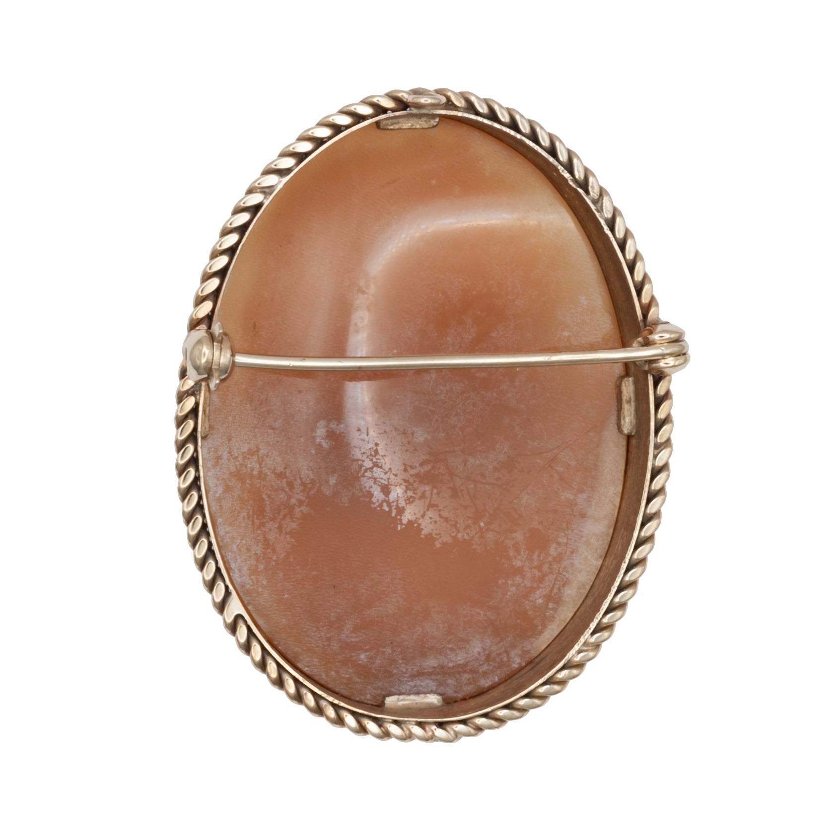 A 9ct gold cameo brooch
